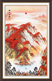 玄关山水画
