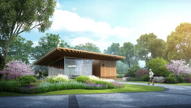 景观效果图公园效果图公厕效果图