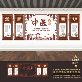 中医文化展板养生海报标语