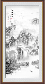玄关山水画