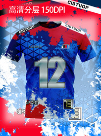 运动装数码印花