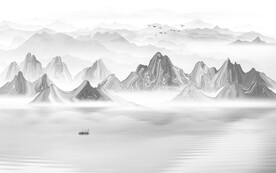新中式山水画