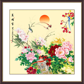 国画牡丹