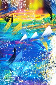 抽象油画