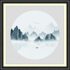 新中式山水画