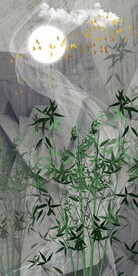 中式竹报平安玄关