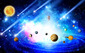流星宇宙星空大图