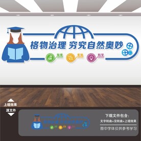 物理实验室文化墙