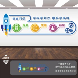 科普实验室文化墙