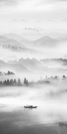意境山水画