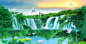 大厅山水画