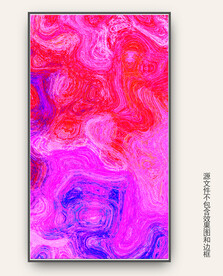 色块油画
