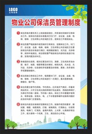 物业公司保洁员管理制度
