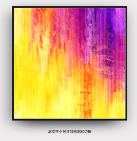 餐厅抽象画 
