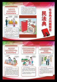 民法典三折页
