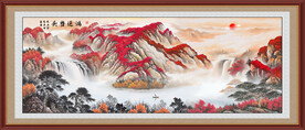 鸿运当头国画