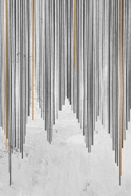 光影抽象彩色线条玄关装饰画