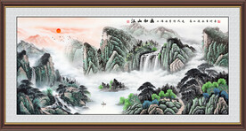 办公室山水画