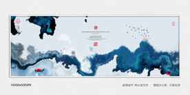禅意水墨画