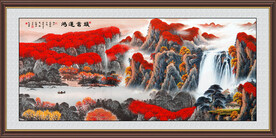 国画鸿运当头
