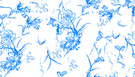 数码印花乱花碎花