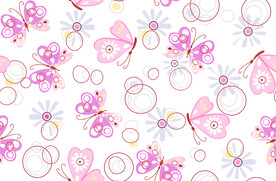 数码蝴蝶花花卉