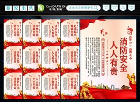消防展板