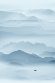 水墨山水画