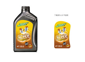 摩托车润滑油包装