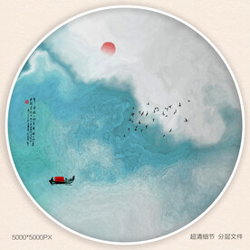 大厅抽象画