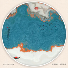 装饰水墨画