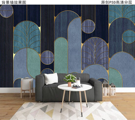 现代简约几何壁纸