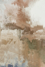 抽象几何色块划痕拼接油画玄关