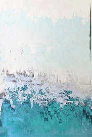 抽象油画装饰画轻奢手绘极简画