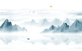 禅意山水画