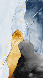 轻奢装饰画 抽象油画 彩绘