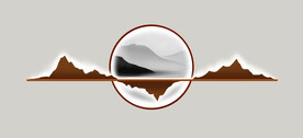 高清分层发光山水挂件