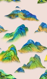 中国风  山峰