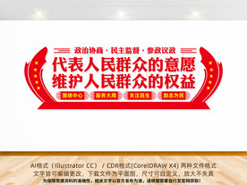 人民政协党建文化墙