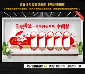 民族团结文化墙