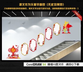 民族团结楼梯文化