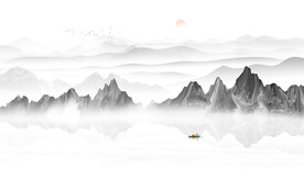 新中式水墨画