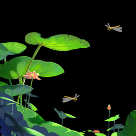 绿色植物元素