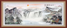 大厅山水画