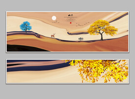 山水油画