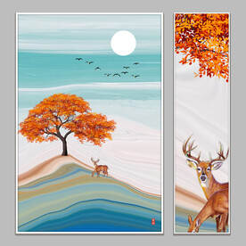山水油画