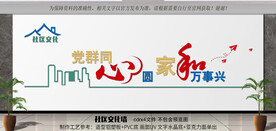社区背景墙