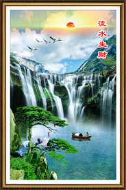 玄关山水画