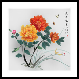 牡丹国画