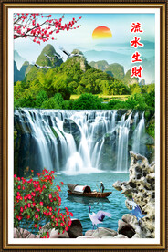 玄关山水画